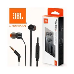 JBL - AUDIFONOS TUNE 110 NEGRO - CONECTOR 3.5MM
