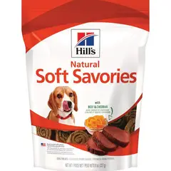 HILLS SCIENCE DIET - HILLS NATURAL SOFT SAVORIES 227GR - SNACK DE CARNE Y QUESO