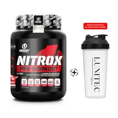 ENERGY NUTRITION - Pre Entreno Nitrox 500 Gr Fruit Punch + Shaker