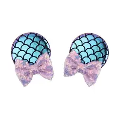 GENERICO - Par de ganchos orejitas de ratón para bebés y niñas