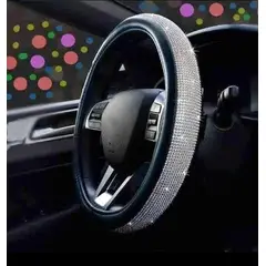 GENERICO - FUNDAS DE TIMON CUERO CON BRILLANTES