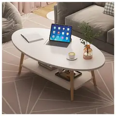 VENTITAS HOME - Mesa de Centro Vintage Laura Blanco