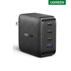 UGREEN - Cargador USB C 65W 4en1 USB C GaN PD Laptop Macbook iPad Galaxy