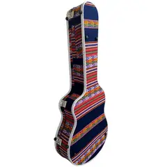 GENERICO - Estuche Rigido Hard Case de Guitarra Bordes Aluminio Andino