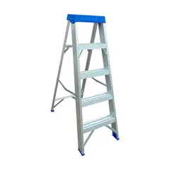 GENERICO - ESCALERA TIPO TIJERA DE 4 PELDAÑOS ALUMINIO INOXIDABLE 150KG - WLD2H04