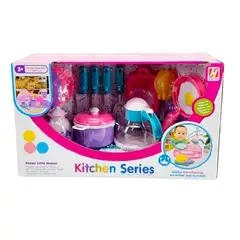 GENERICO - Set de Cocina con Accesorios Niñas Juguete x1
