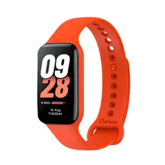 GENERICO - Correa Compatible Con Xiaomi Mi Band 8 Active Naranja