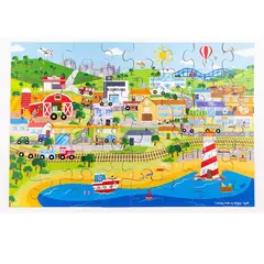 BIGJIGS - Rompecabezas de piso Transportes x 48 piezas