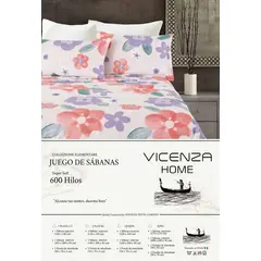 VENECIA - Set de SABANAS + Fundas - EUROPEO 2 Pz 100% Calidad
