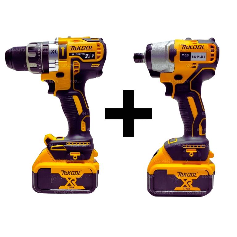 COMBO ATORNILLADOR DE IMPACTO + TALADRO PERCUTOR 118v