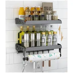 VENTITAS HOME - Rack Organizador Cocina Felipo Negro