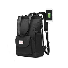 NEO DIGITAL - Mochila impermeable para ordenador portátil oxford USB BP32