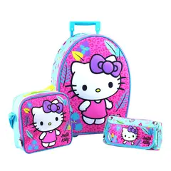 SCOOL - Set Hello Kitty Ranger Maleta-Lonchera-Cartuchera