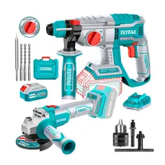 TOTAL TOOLS - AMOLADORA INALAMBRICA BRUSHLESS TALADRO ROTOMARTILLO TOTAL