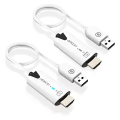 GENERICO - Cable Transmisor de Audio y Video Inalámbrico Hdmi Usb hasta 30mts