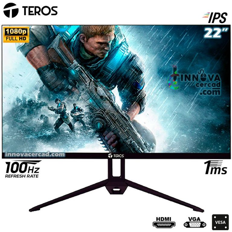 Monitor TE-2121S 22 IPS Full HD 100hz 1ms HDMI VGA