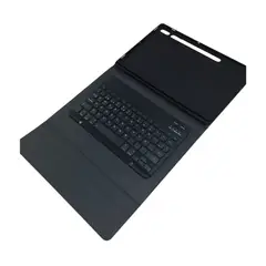 FUNDAANTIGOLPES - Funda Magnética con Teclado Tab Galaxy S8 Plus Negro