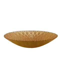 CONCEPT - Centro de Mesa Dorado Texturado