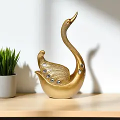 CONCEPT - Figura Cisne Decor Dorado