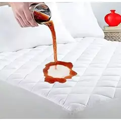 GENERICO - PROTECTOR DE COLCHON KING IMPERMEABLE 100 A PRUEBA DE AGUA BLANCO