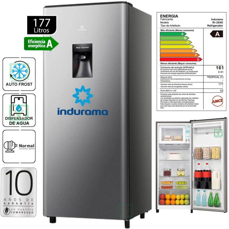 Refrigeradora RI-289D 177 litros