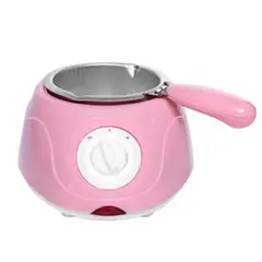 GENERICO - Chocolatera eléctrica máquina fondue - Rosa