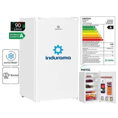 INDURAMA - Frigobar 90L Defrost RI-101BL Blanco