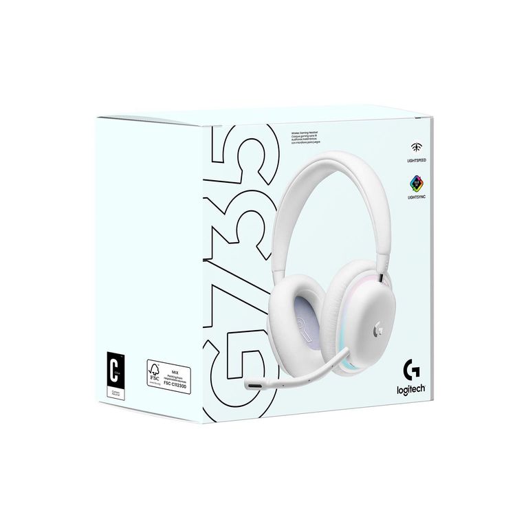 Audifono Gamer CMicrof G735 Bluetooh Rgb White Aurora