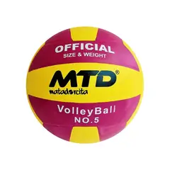 MTD - PELOTA DE VÓLEY GOMA LISA TAMAÑO 5 MÁS AGUJA Y MALLA