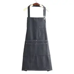ZIMRAHYG - Delantal Pechera De Mezclilla Antiincrustante Para Cocina