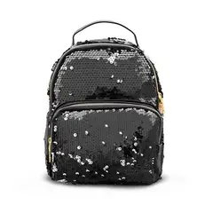 KAST PE - Mochila Cartera Backpack Mujer Glitter modelo Muriel - Negro
