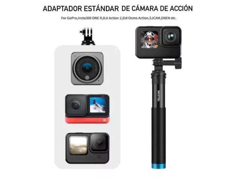 Palo De Selfie Extensible De Mano Para Gopro