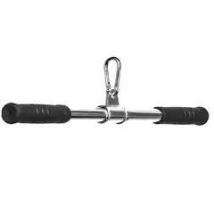 ALPHA GYM - Barra recta para polea barra para polea de tríceps y bíceps