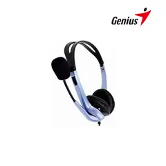 GENIUS - Audifono con Microfono Blue HS-04S Single Plug - Para Laptop