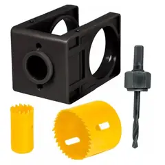 PRETUL - Brocas copasierra para isntalar chapas de puerta Juego de 4 piezas