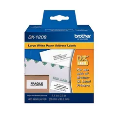 BROTHER - Cinta DK-1208 (38mm x 90mm) 400 etiquetas
