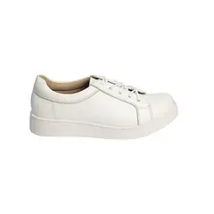 ESTODAS - Zapatilla de Cuero para Mujer Sneaker 2C Blanco Minifloater