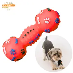 GENERICO - Juguete para Perro Mancuerna De Plástico Roja