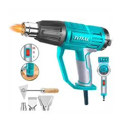 TOTAL TOOLS - PISTOLA CALOR 2000W C PANTALLA DIGITAL LCD REGULABLE TOTAL-TB20056