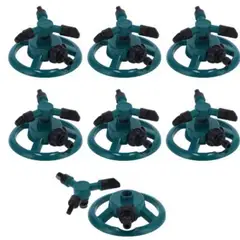 GENERICO - Aspersor De Jardín 3 Brazos x 6 Unidades