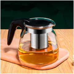 INSPIRA MARKET - Jarra tetera infusor de te de vidrio 900ml