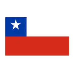 GENERICO - Bandera De La republica de Chile 60 Cm X 90cm calidad A1