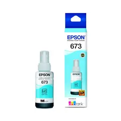 EPSON - TINTA 673 CYAN CLARO, L805/L850/L810/L800 70 ML P/N: C13T67352A