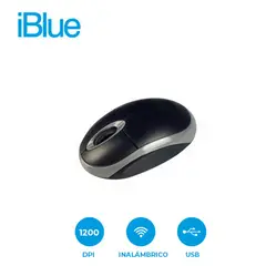 IBLUE - Mouse Optical Wireless Mw100 BlackGrey