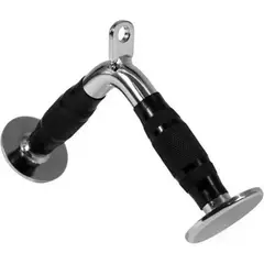 ALPHA GYM - Barra V para polea entrena bíceps y triceps Barra triangular