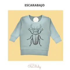 ALLEZ COLLECTION - POLERA BEBE HOMBRE ESCARABAJO