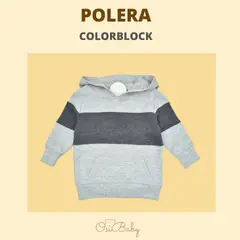 ALLEZ COLLECTION - POLERA BEBE HOMBRE COLORBLOCK HOOD
