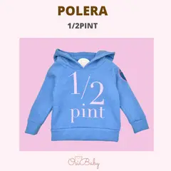 ALLEZ COLLECTION - POLERA BEBE MUJER 1/2 PINT HOODIE