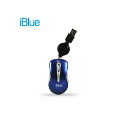 IBLUE - Mouse Optical Micro Traveler Retractil XMK-977 Azul