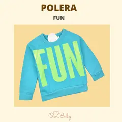 ALLEZ COLLECTION - POLERA BEBE MUJER FUN CREW